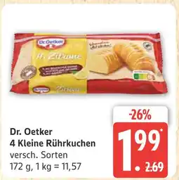 Marktkauf Dr. oetker 4 kleine rührkuchen Angebot