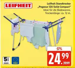 Marktkauf Leifheit standtrockner pegasus 120 solid compact Angebot