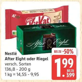 Marktkauf Nestlé after eight Angebot