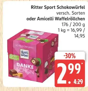 Marktkauf Ritter sport schokowürfel Angebot