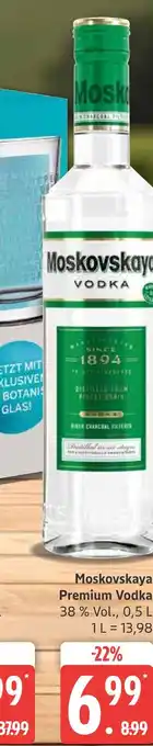 Marktkauf Moskovskaya premium vodka Angebot