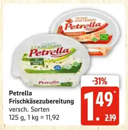 Marktkauf Petrella frischkäsezubereitung Angebot
