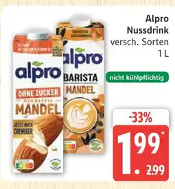 Marktkauf Alpro nussdrink ohne zucker geröstete mandel Angebot
