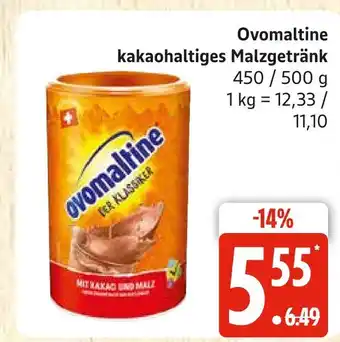 Marktkauf Ovomaltine kakaohaltiges malzgetränk Angebot
