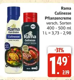 Marktkauf Rama culinesse pflanzencreme Angebot