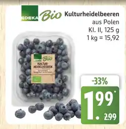 Marktkauf Edeka bio kulturheidelbeeren Angebot