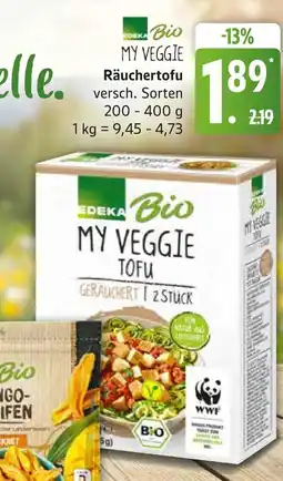Marktkauf Edeka bio my veggie räuchertofu Angebot