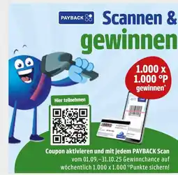 Edeka Payback scannen & gewinnen Angebot
