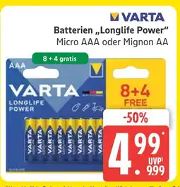 Marktkauf Varta longlife power micro aaa Angebot