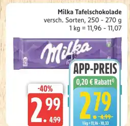 Marktkauf Milka tafelschokolade Angebot