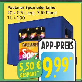 Marktkauf Paulaner spezi Angebot