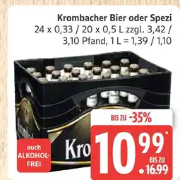 Marktkauf Krombacher bier Angebot