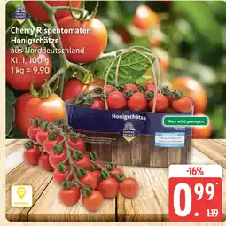 Marktkauf Unsere heimat cherry rispentomaten honigschätze Angebot