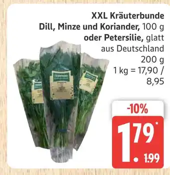 Marktkauf Xxl kräuterbunde dill, minze und koriander Angebot