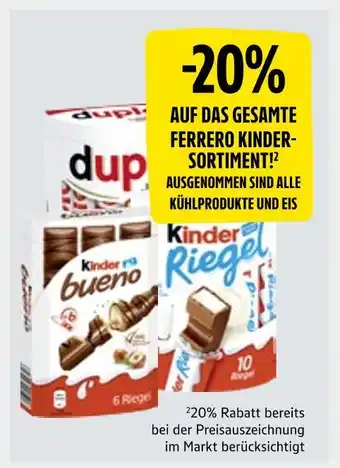 Edeka Ferrero 20% rabatt Angebot