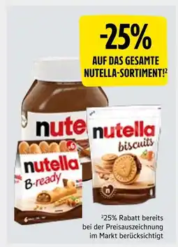 Edeka Nutella 25% rabatt Angebot