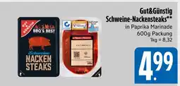Edeka Gut&günstig schweine-nackensteaks Angebot