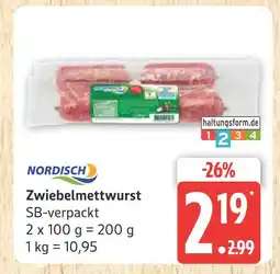 Marktkauf Nordisch zwiebelmettwurst Angebot