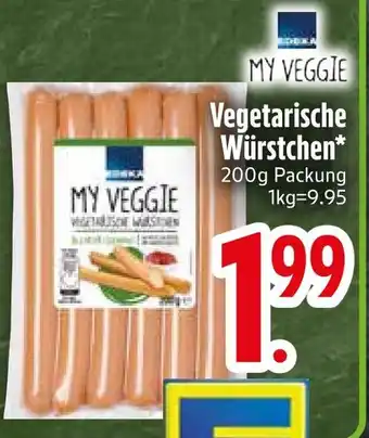 Edeka My veggie vegetarische würstchen Angebot