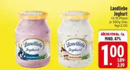 Edeka Landliebe joghurt heidelbeere Angebot