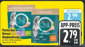 Edeka Purina one katzennahrung Angebot