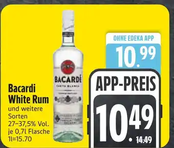 Edeka Bacardi white rum Angebot
