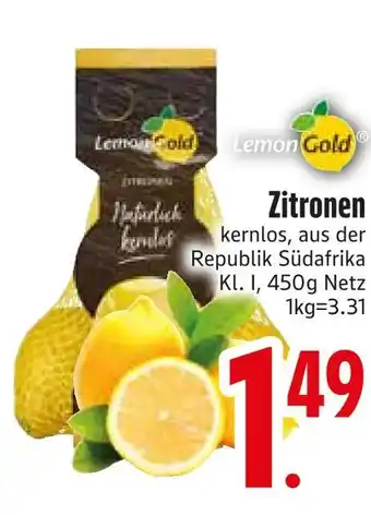 Edeka Lemongold zitronen kernlos Angebot