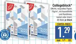 Edeka Gut & günstig collegeblock Angebot