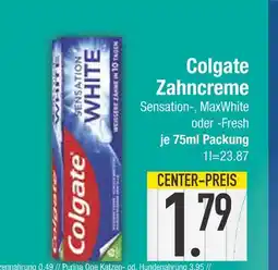 Edeka Colgate sensation zahncreme Angebot