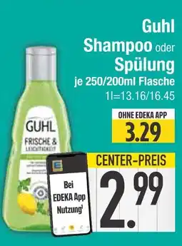 Edeka Guhl shampoo Angebot
