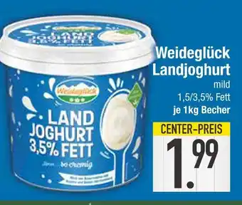 Edeka Weideglück landjoghurt mild 1,5% fett Angebot