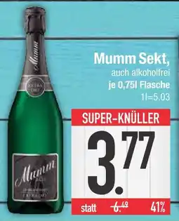 Edeka Mumm sekt, auch alkoholfrei Angebot