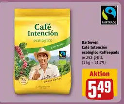 REWE Darboven café intención ecológico kaffeepads Angebot