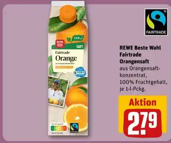 REWE Rewe beste wahl fairtrade orangensaft Angebot