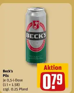 REWE Beck’s pils Angebot
