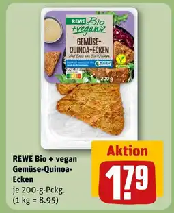 REWE Rewe bio + vegan gemüse-quinoa-ecken Angebot