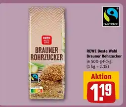 REWE Rewe beste wahl brauner rohrzucker Angebot