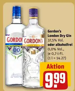 REWE Gordon's london dry gin Angebot