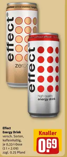 REWE Effect energy drink oder zero Angebot