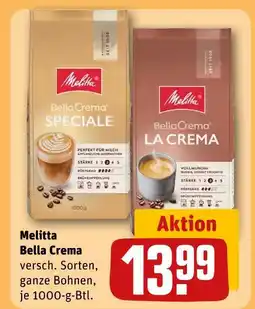 REWE Melitta bella crema speciale oder bella crema la crema Angebot