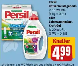 REWE Persil universal megaperls oder colorwaschmittel kraft gel Angebot