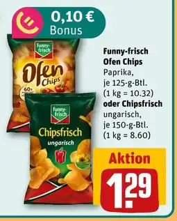 REWE Funny-frisch ofen chips oder chipsfrisch Angebot