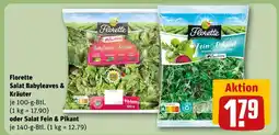 REWE Florette salat babyleaves & kräuter oder salat fein & pikant Angebot