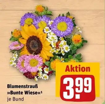 REWE Blumenstrauß bunte wiese Angebot