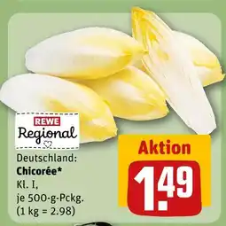 REWE Chicorée Angebot