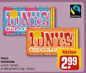 REWE Tony's schokolade Angebot