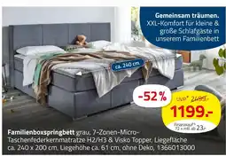 ROLLER Familienboxspringbett Angebot