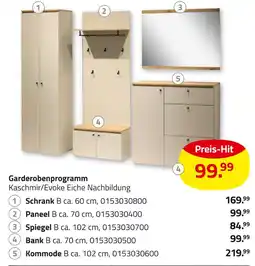 ROLLER Garderobenprogramm Angebot
