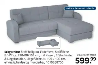 ROLLER Eckgarnitur Angebot