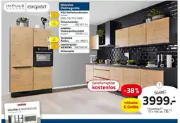 ROLLER Impuls küchen einbauküche Angebot